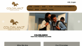 What Colorland.co.uk website looked like in 2018 (5 years ago)
