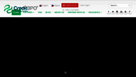 What Creditbpo.com website looked like in 2018 (5 years ago)