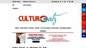What Cultureatz.com website looked like in 2018 (5 years ago)