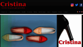 What Cristina.md website looked like in 2018 (5 years ago)