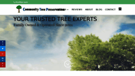 What Communitytreepreservation.com website looked like in 2018 (5 years ago)