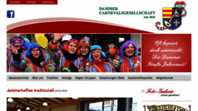 What Carneval-in-damme.de website looked like in 2018 (5 years ago)