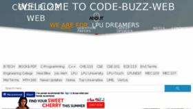 What Codebuzzweb.com website looked like in 2018 (5 years ago)