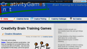 What Creativitygames.net website looked like in 2018 (5 years ago)