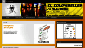 What Clcolombellesathle.com website looked like in 2018 (7 years ago)