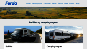 What Caravansenter.no website looked like in 2018 (5 years ago)