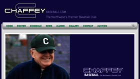 What Chaffeybaseball.com website looked like in 2018 (5 years ago)