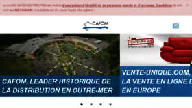 What Cafom.com website looked like in 2018 (5 years ago)