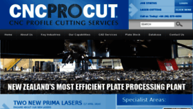 What Cncprocut.co.nz website looked like in 2018 (6 years ago)