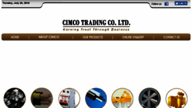 What Cimcotrading.com website looked like in 2018 (5 years ago)