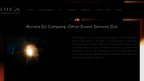 What Citronsound.com website looked like in 2018 (5 years ago)
