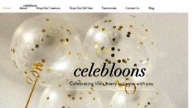 What Celebloons.com website looked like in 2018 (5 years ago)