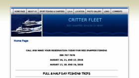 What Critterfleet.com website looked like in 2018 (5 years ago)