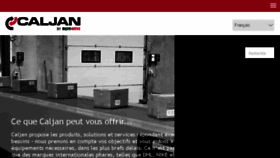 What Caljan.fr website looked like in 2018 (5 years ago)