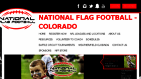 What Coloradoflagfootball.com website looked like in 2018 (5 years ago)
