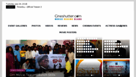 What Cineshutter.com website looked like in 2018 (5 years ago)