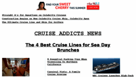 What Cruiseaddictsnews.com website looked like in 2018 (5 years ago)