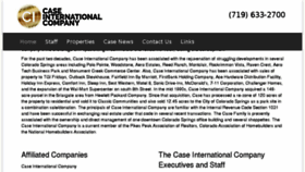 What Casecompany.com website looked like in 2018 (5 years ago)
