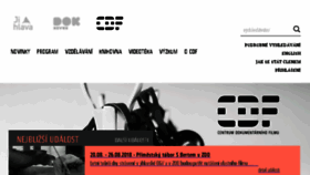 What C-d-f.cz website looked like in 2018 (5 years ago)