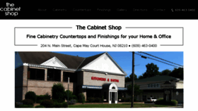 What Cabinetshopnj.com website looked like in 2018 (5 years ago)