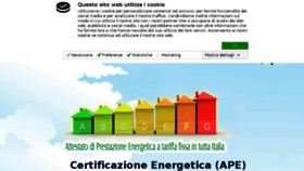 What Certificazioneenergeticaweb.it website looked like in 2018 (5 years ago)