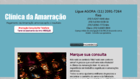 What Clinicadaamarracao.com website looked like in 2018 (5 years ago)
