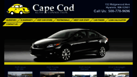 What Capecodautoconnection.com website looked like in 2018 (5 years ago)