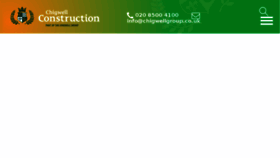 What Chigwellconstruction.co.uk website looked like in 2018 (5 years ago)