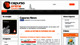 What Capurso-online.it website looked like in 2018 (5 years ago)