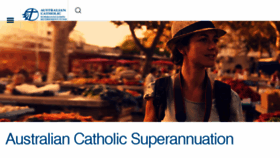 What Catholicsuper.com.au website looked like in 2018 (5 years ago)