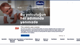 What Chicco.com.tr website looked like in 2018 (5 years ago)
