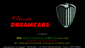 What Classicdreamcars.com website looked like in 2018 (5 years ago)