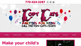 What Copycatsforkids.com website looked like in 2018 (5 years ago)