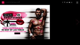 What Chippendales.com website looked like in 2018 (5 years ago)