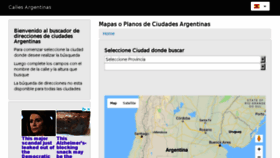 What Calles-argentinas.com.ar website looked like in 2018 (5 years ago)