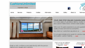 What Cushionsunlimited.co.nz website looked like in 2018 (5 years ago)