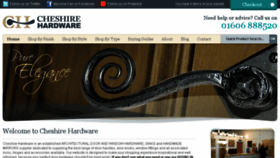 What Cheshirehardware.com website looked like in 2018 (5 years ago)