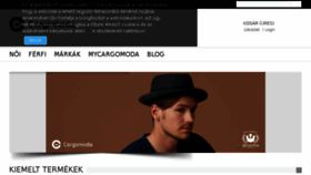 What Cargomoda.hu website looked like in 2018 (5 years ago)