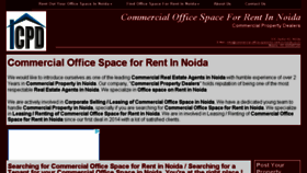 What Commercial-office-space-for-rent-in-noida.co.in website looked like in 2018 (5 years ago)