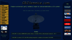 What Cbjilemnice.com website looked like in 2018 (5 years ago)