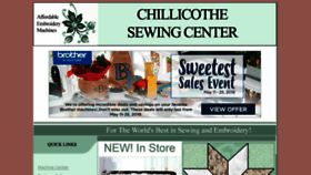 What Chillicothesewingcenter.com website looked like in 2018 (5 years ago)