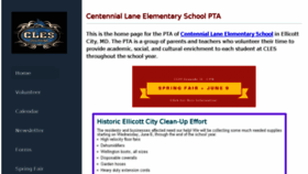 What Clespta.org website looked like in 2018 (5 years ago)