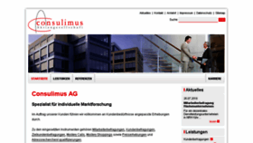 What Consulimus.de website looked like in 2018 (5 years ago)