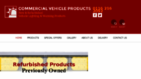 What Commercialvehicleproducts.co.uk website looked like in 2018 (5 years ago)