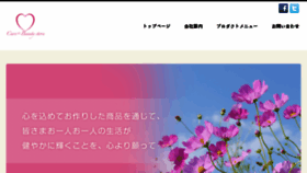 What Carebeauty.jp website looked like in 2018 (5 years ago)