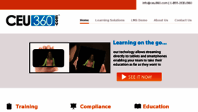 What Ceu360.com website looked like in 2018 (5 years ago)