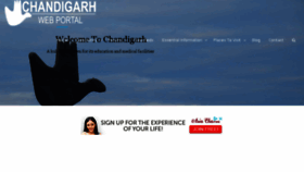 What Chandigarhcity.com website looked like in 2018 (5 years ago)