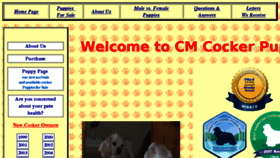 What Cmcockerpups.com website looked like in 2018 (5 years ago)