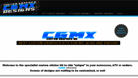 What Cgmx-designs.com website looked like in 2018 (5 years ago)