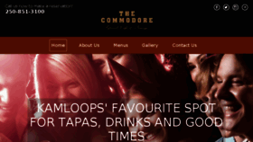 What Commodorekamloops.com website looked like in 2018 (5 years ago)